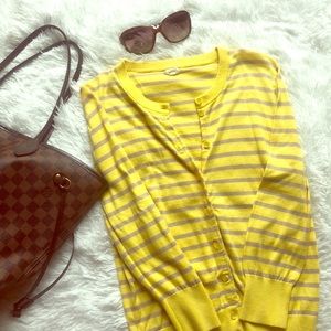 J. Crew striped cardigan